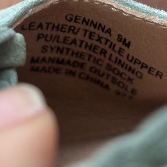 Steven Steve Madden Gennna Light Blue Pointed Toe Ballet Flat Lace Up Womens 9 - Picture 9 of 9